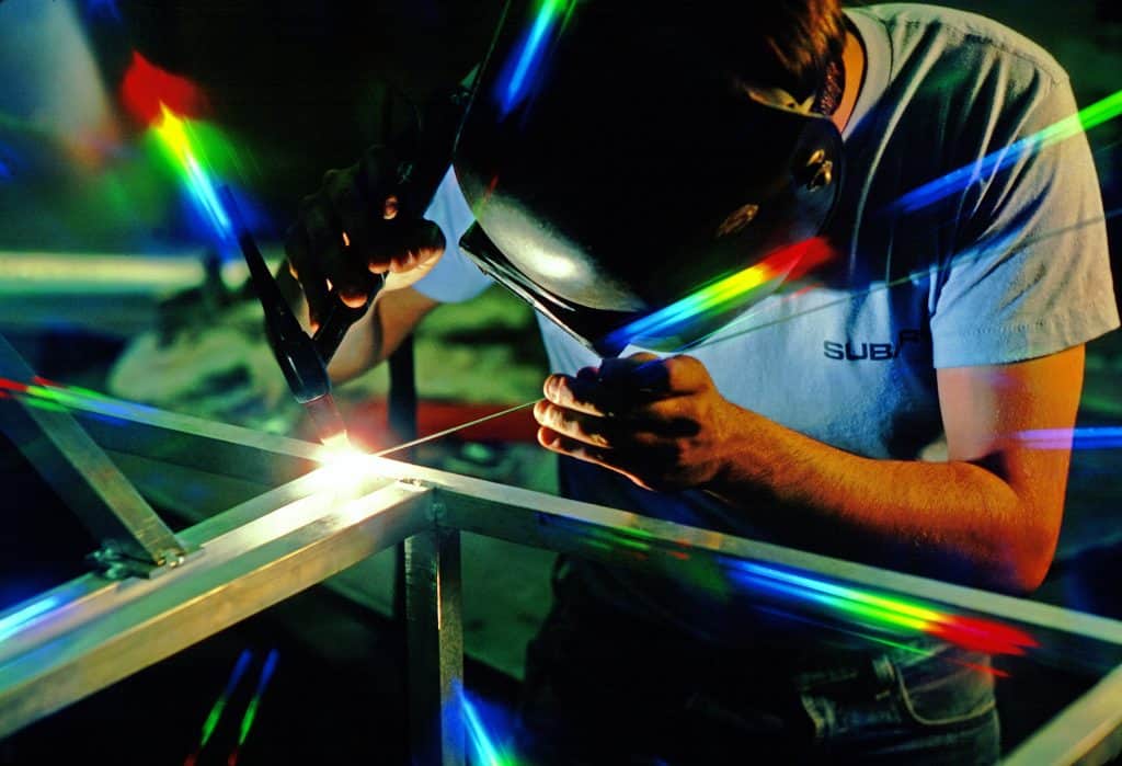 Why is TIG welding preferred for aluminum and stainless steel