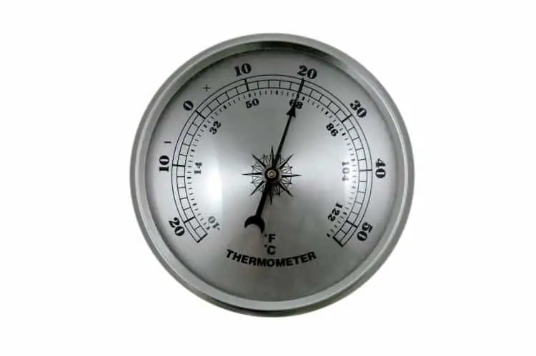 the benefits of preheating before welding - thermometer to track how hot your metal is getting