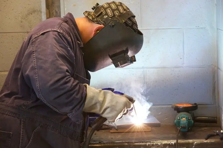 welding apprentice getting paid to learn the trade
