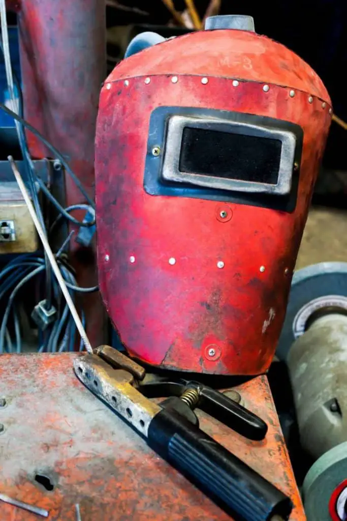 What is a welding helmet called?  This is an old welding hood.